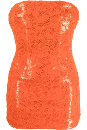 LAQUAN SMITH Vestido corto con encaje floral