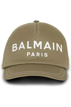 Balmain Gorra con logo estampado