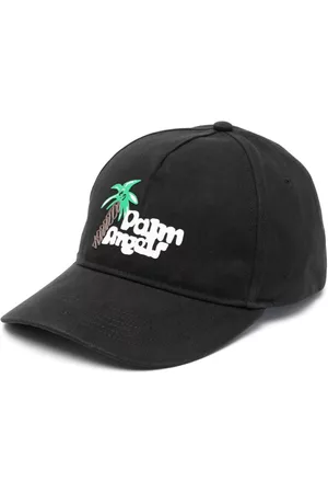 Palm Angels Hombre Gorras - Sketchy logo-print baseball cap