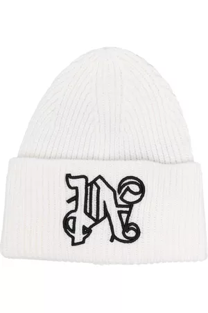 Palm Angels Hombre Gorros - Embroidered-logo knitted beanie