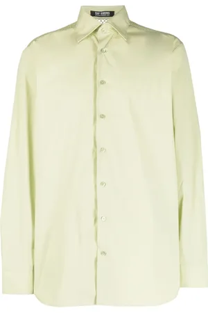RAF SIMONS Camisa con panel de malla