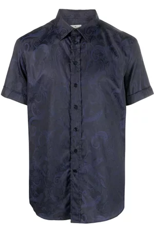 Etro Hombre Camisas estampadas - Paisley-print cotton shirt