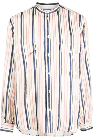 Bally Camisa de seda con motivo de rayas
