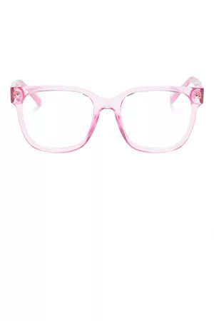 Chiara Ferragni Lentes con armazón cuadrada transparente