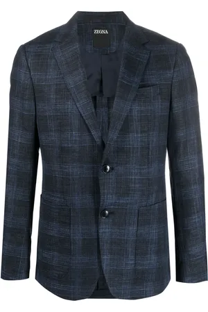 Ermenegildo Zegna Blazer con botones y cuadros estampados