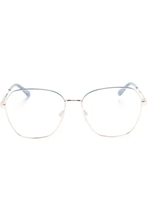 Chiara Ferragni Lentes con armazón cuadrada y glitter