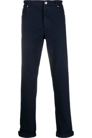 Brunello Cucinelli Jeans rectos con tiro medio
