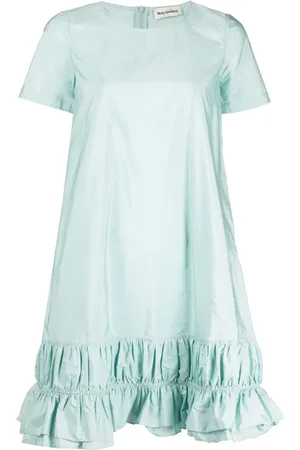Molly Goddard Vestido manga corta con volantes