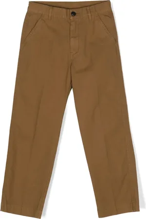 Diesel Pantalones chinos con logo bordado