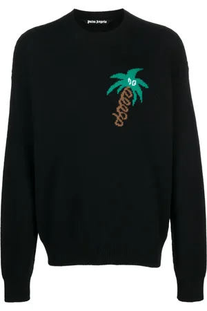 Palm Angels Suéter tejido en intarsia