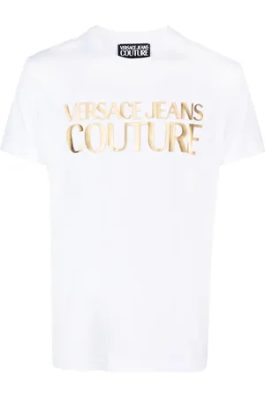 VERSACE Playera con logo estampado
