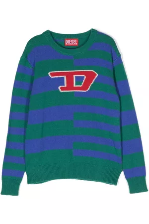 Diesel Sudaderas con logo - Sudadera con logo en intarsia