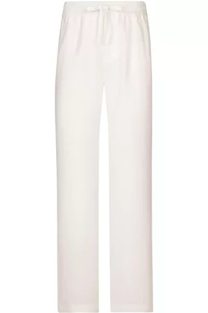 Dolce & Gabbana Hombre Rectos - Pantalones con cordones en la pretina