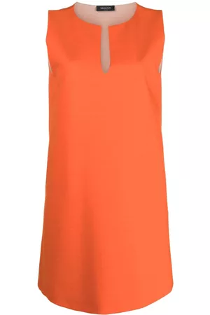 Fabiana Filippi Mujer Vestidos Cortos y Sexys - Vestido corto sin mangas con cuello en V