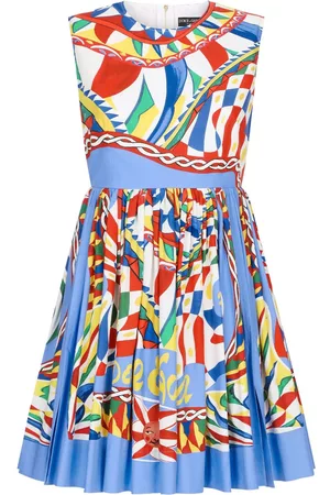 Dolce & Gabbana Mujer Vestidos Cortos y Sexys - Vestido corto con estampado Carretto