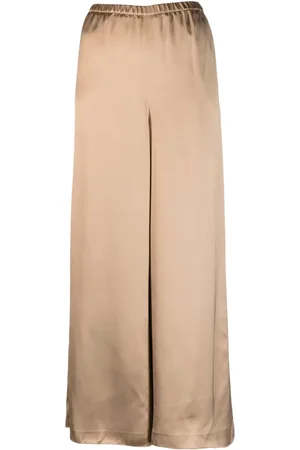 Fabiana Filippi Pantalones anchos con efecto satinado
