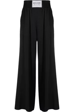 Moschino Mujer De cintura baja - Pantalones anchos con pinzas