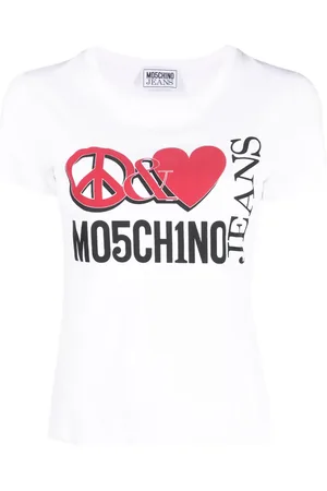 Moschino Playera con logo estampado