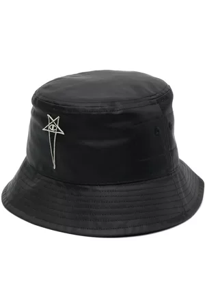 Rick Owens Hombre Sombreros - Logo-patch bucket hat