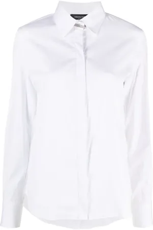 Fabiana Filippi Camisa con detalle de cuentas