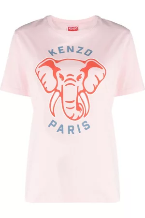Kenzo Mujer Playeras originales - Varsity Jungle printed T-shirt
