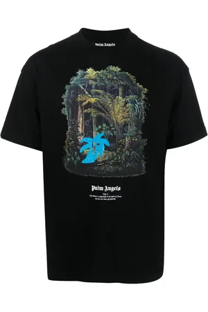 Palm Angels Playera con jungla estampada