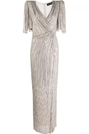 Jenny Packham Mujer Vestidos de Fiesta y Coctel - Ava sequin-design gown