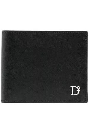 Dsquared2 Hombre Carteras y Monederos - Logo-plaque leather bi-fold wallet