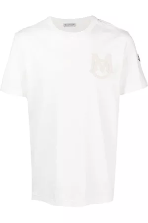 Moncler Hombre Playeras originales - Logo-patch cotton T-shirt