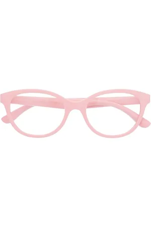 Dolce & Gabbana Lentes con armazón redonda y logo