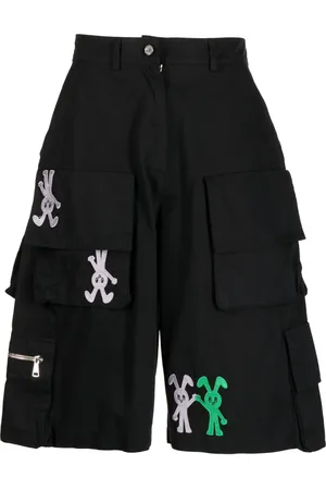 Natasha Zinko Shorts cargo con logo bordado