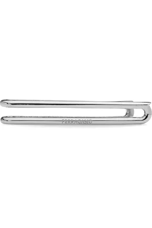 Salvatore Ferragamo Hombre Pisa corbatas - Gancini metallic tie clip