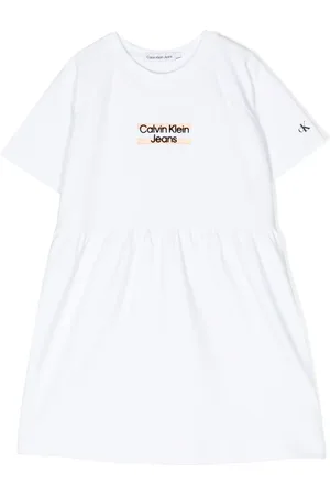 Calvin Klein Vestido con logo bordado