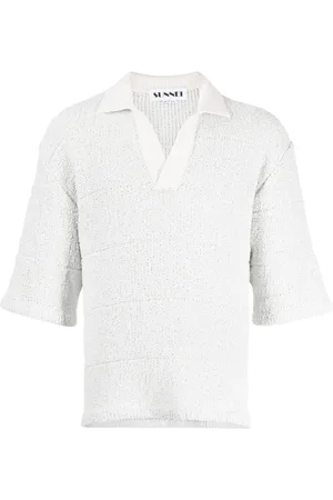 SUNNEI Playera tipo polo tejida manga corta