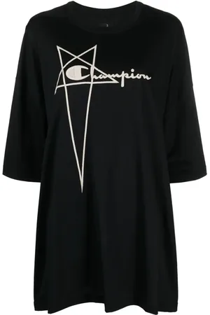 Rick Owens Playera con logo bordado