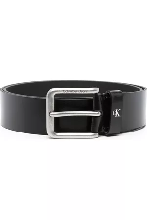 Calvin Klein Hombre Cinturones - Buckle leather belt