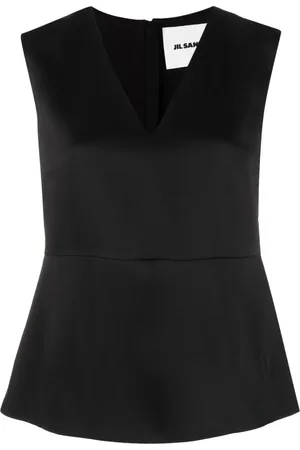 Jil Sander Camiseta con cuello en V