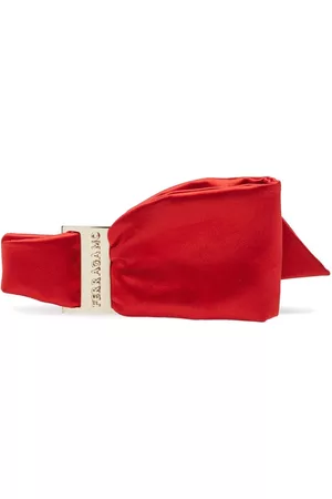 Salvatore Ferragamo Mujer Accesorios para el cabello - Asymmetrical logo-plaque hair clip