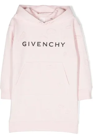Givenchy Vestido con capucha y logo estampado