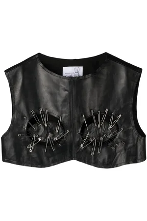 Natasha Zinko Top con detalle de imperdible
