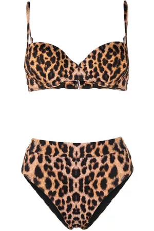 Noire Swimwear Bikini con estampado de leopardo