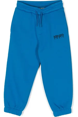 Kenzo Pants con logo bordado y cordones en la pretina