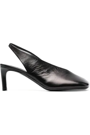 Jil Sander Zapatillas con puntera cuadrada y tacón de 75mm