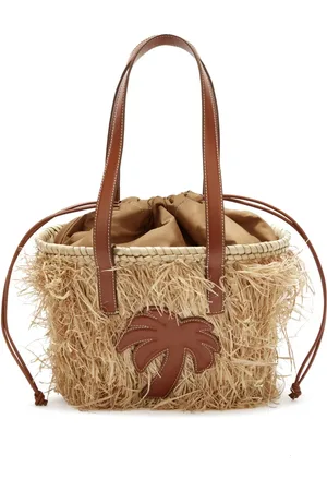 Palm Angels Bolsa estilo cesta con cordones