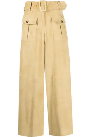 Paula Pantalones de gamuza anchos