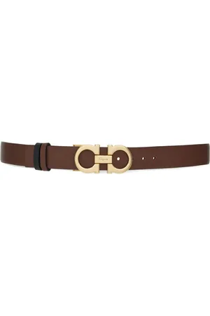 Salvatore Ferragamo Cinturón reversible con hebilla de Gancini
