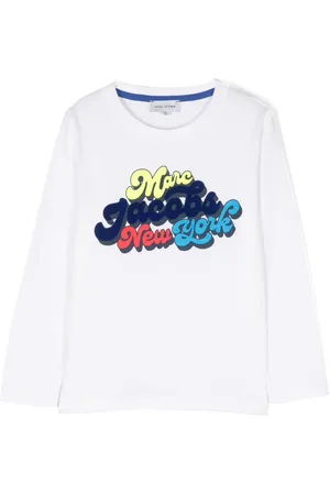 Marc Jacobs Playera manga larga con logo estampado