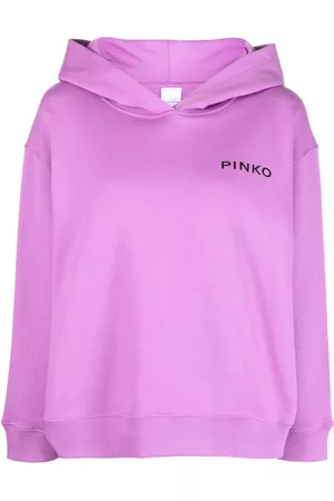 Pinko Mujer Sudaderas con logo - Lady logo-print cotton hoodie
