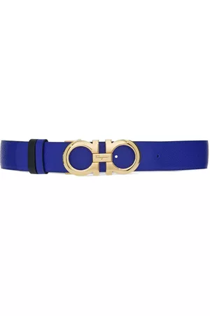 Salvatore Ferragamo Mujer Cinturones - Gancini-buckle reversible leather belt