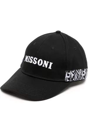 Missoni Hombre Sombreros - Logo-embroidered cotton hat